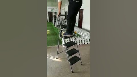 Folding 4 Step Ladder with Platform