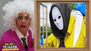 Gercek Hayatta Scary Teacher Deli̇ Öğretmen Macerasi Maskeli Adam