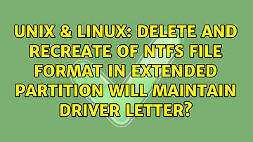Delete and recreate of NTFS file format in Extended partition will maintain driver letter?