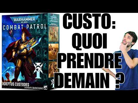 WHAT TO BUY FOR THE CUSTODES PRE-ORDER FOR WARHAMMER 40K TOMORROW?! (10/03/2026)