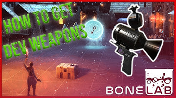 HOW TO GET DEV WEAPONS (NOCLIP) BONELAB | VR | Nimbus&Spawn Gun|