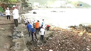 Hơn 400 người tham gia dọn rác, làm sạch môi trường khu vực bờ biển bãi Dâu, TP. Vũng Tàu | BRTgo