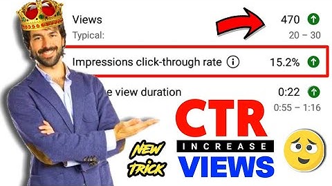 How to Increase CTR on YouTube Videos - ONLY 2 STEPS😱🔥| Get More Views on YouTube Videos