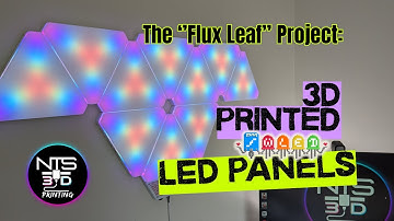 3D printed WLED powered 