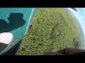 Take-off of an An2 aircraft from a beautiful angle