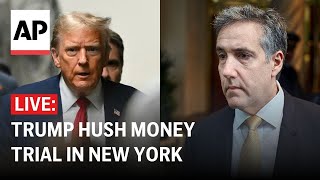 Trump hush money trial LIVE: At New York courthouse