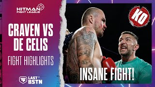 INSANE WAR! Joe Craven vs Carlos De Celis - 2 KNOCKDOWNS 1 K.O. | Hitman Fight League
