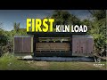 Our homemade kiln's maiden voyage