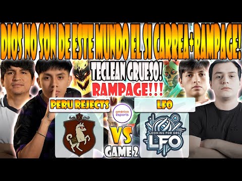 PERU REJECTS vs LFO BO3[GAME 2]SEMIFINAL-PARKER, SCOFIELD VS MATTHEW, PAYK-DREAMLEAGUE SEASON 28: SA