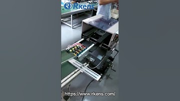 Soldered PCB components lead cutting machine combining with wave soldering machine