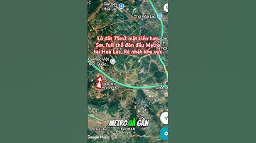 Đón đầu quy hoạch metro số 5, lô đất 75m2 sát Đại lộ Thăng Long tại Hoà Lạc. Rẻ nhất thị trường