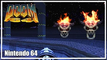 Doom 64 100% Nintendo 64 Watch Me Die Walkthrough (Level 4: Holding Area)