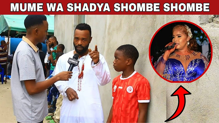 Mke wangu SHADYA ameniacha peke angu na watoto wadogo sana inaumaa