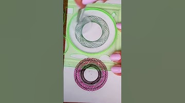 How many turns did the pen make? ASMR SPIROGRAPH