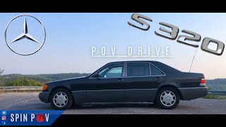 1993 Mercedes Benz S 320(W 140) - POV Test Drive(Binaural Audio)