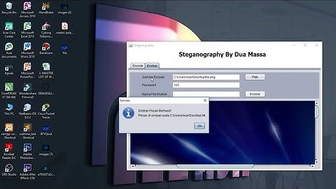 Tutorial Membuat Aplikasi Steganography Java Netbeans Lengkap Source Code Part 1