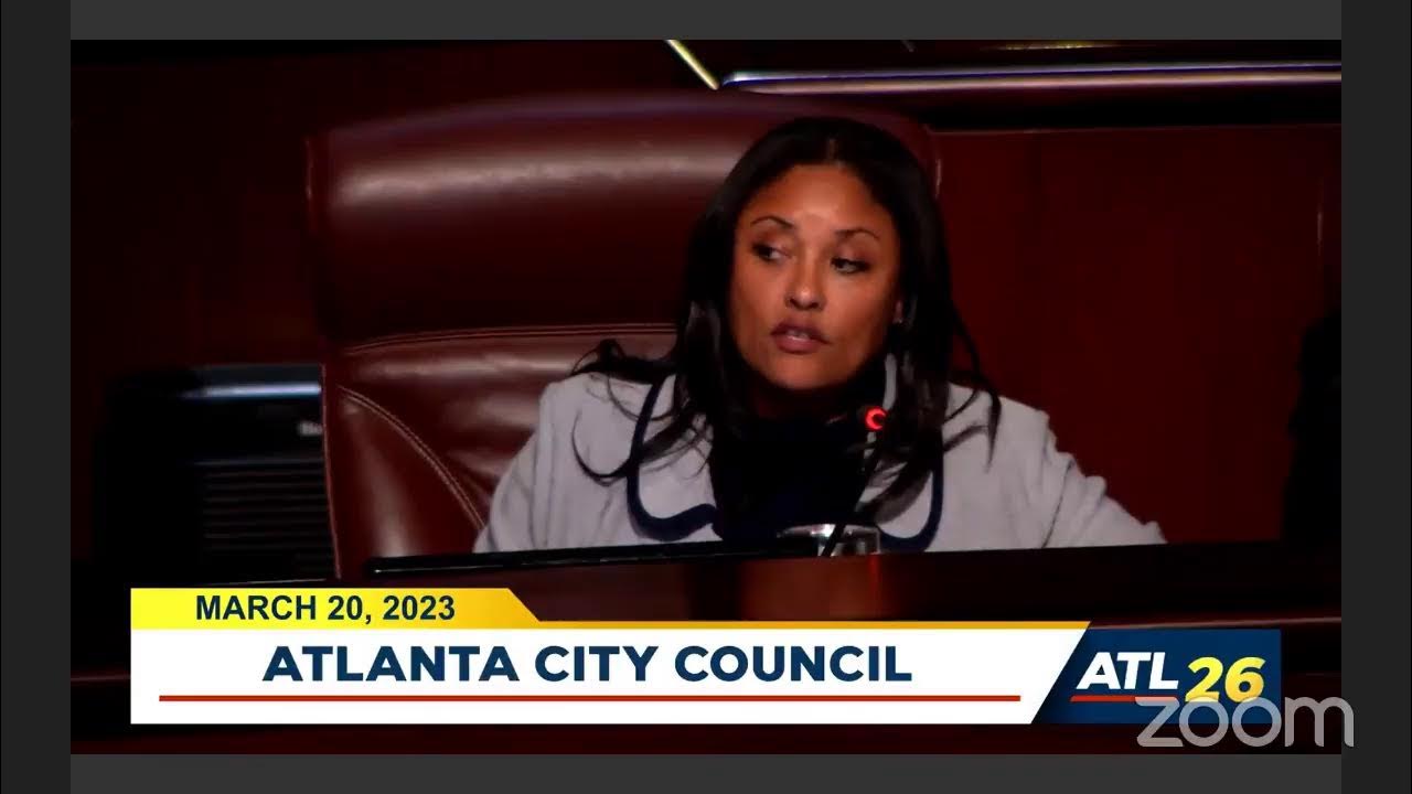 #Atlanta City Council Meeting: March 20, 2023 #atlpol - YouTube
