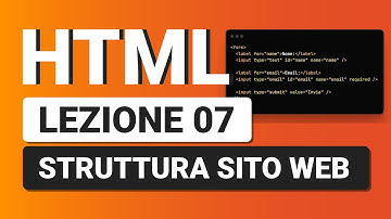 HTML5 Tutorial Italiano 07 - La Struttura di un sito web