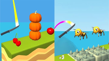 Knife Jump! Very Satisfying And Relaxing ASMR Slicing Game