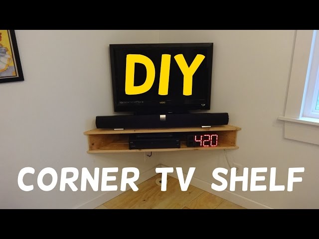 Build this Floating Corner TV Stand! class=