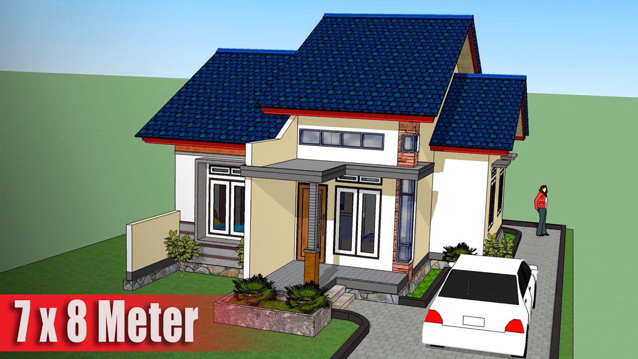  RUMAH  MINIMALIS  TAPI MEWAH 7  X 8  METER YouTube