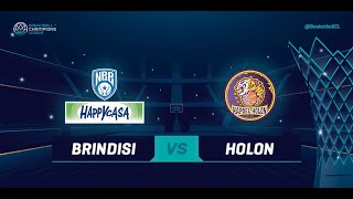 Happy Casa Brindisi v Hapoel UNET-Credit Holon - Full Game | @BasketballCL