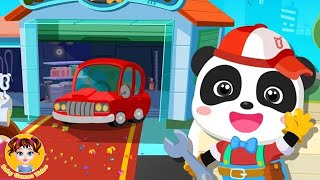 Little Panda's Auto Repair Shop - BabyBus Kids Games - Baby Games Videos screenshot 2