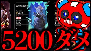 このランク環境で5200ダメージ出ました。【APEX】