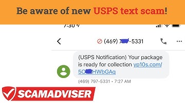 USPS Your package is ready for collection text - scam or legit notification about the delivery?