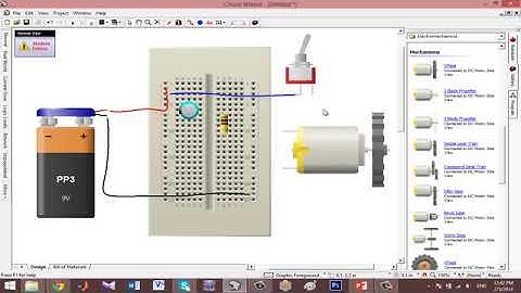 دورة الالكترونيات العملية    15  نظرة على برنامج Circuit Wizard