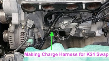 DIY - How to Make a Charge Harness for K20 or K24 Swap