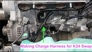 How to Make a Charge Harness for K20 K24 Swap