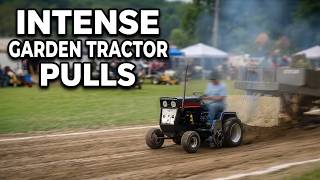 Garden Tractor Pulls A Day of Intense Competition in Holloway Ohio with Harrison County Lil Hustlers