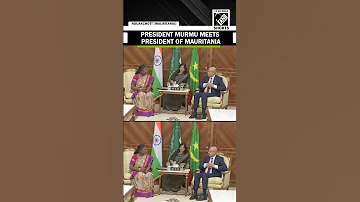 President Droupadi Murmu Meets President Of Mauritania Mohamed Ould Ghazouani 