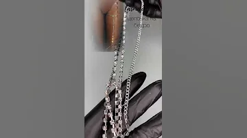 Цепочка на бедро larme d'ange / бодичейн / цепочка на тело