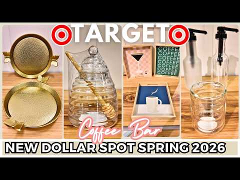TARGET DOLLAR SPOT SPRING 2026 ☕ NEW Coffee Bar Finds, Glass Mugs, Tea Steepers & More!