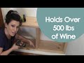 DIY Wine Rack Plans for 196 Bottles - Renee Romeo