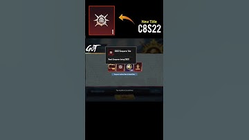 C8S22 Conqueror Title & Tier Rewards 😍 #shorts #pubg