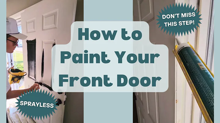How to Paint Your Front Door - The Secret To A Perfect Finish