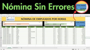 Cómo Hacer una Nómina de Empleados por Hora en Excel | Fácil y Automático 💻