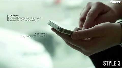 Create chat message or texting video advert for social media - Best Short Video Ads service