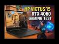 HP VICTUS 15🔥2025 NVIDIA GEFORCE RTX 4060 + AMD RYZEN 7 8845 HS GAMING TEST MAX GRAPHICS VALORANT🥶