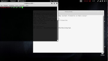 How install FileZilla in Kali-Linux!