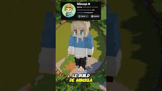 Je construis le vrai Youtubeur Minecraft @Minsqa   ! 🫂😂