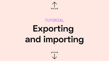 Exporting and importing images and files