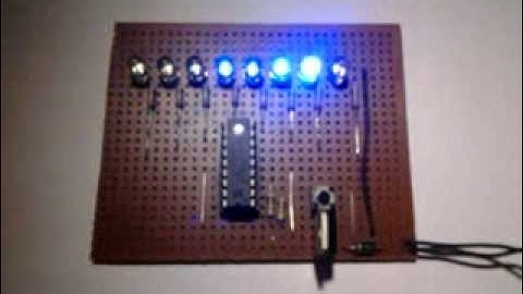 PIC16F628A LED Chaser