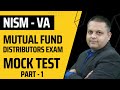 Nism va  mutual fund distributors exam  mock test part 1