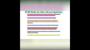 Important VERY short questions for class 10 Science 2023 PDF |preboard| #shorts #shortsvideos