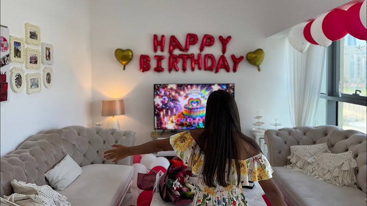 منى فاجأتني بعيد ميلادي 🎂🎉