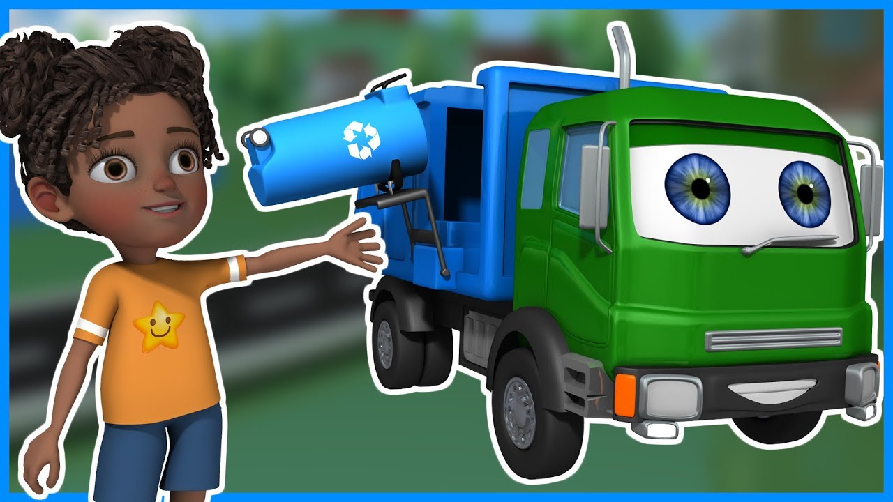 Truck - Recycle Truck - Truck Town - KIDspace Studios - NEW 2019 - YouTube